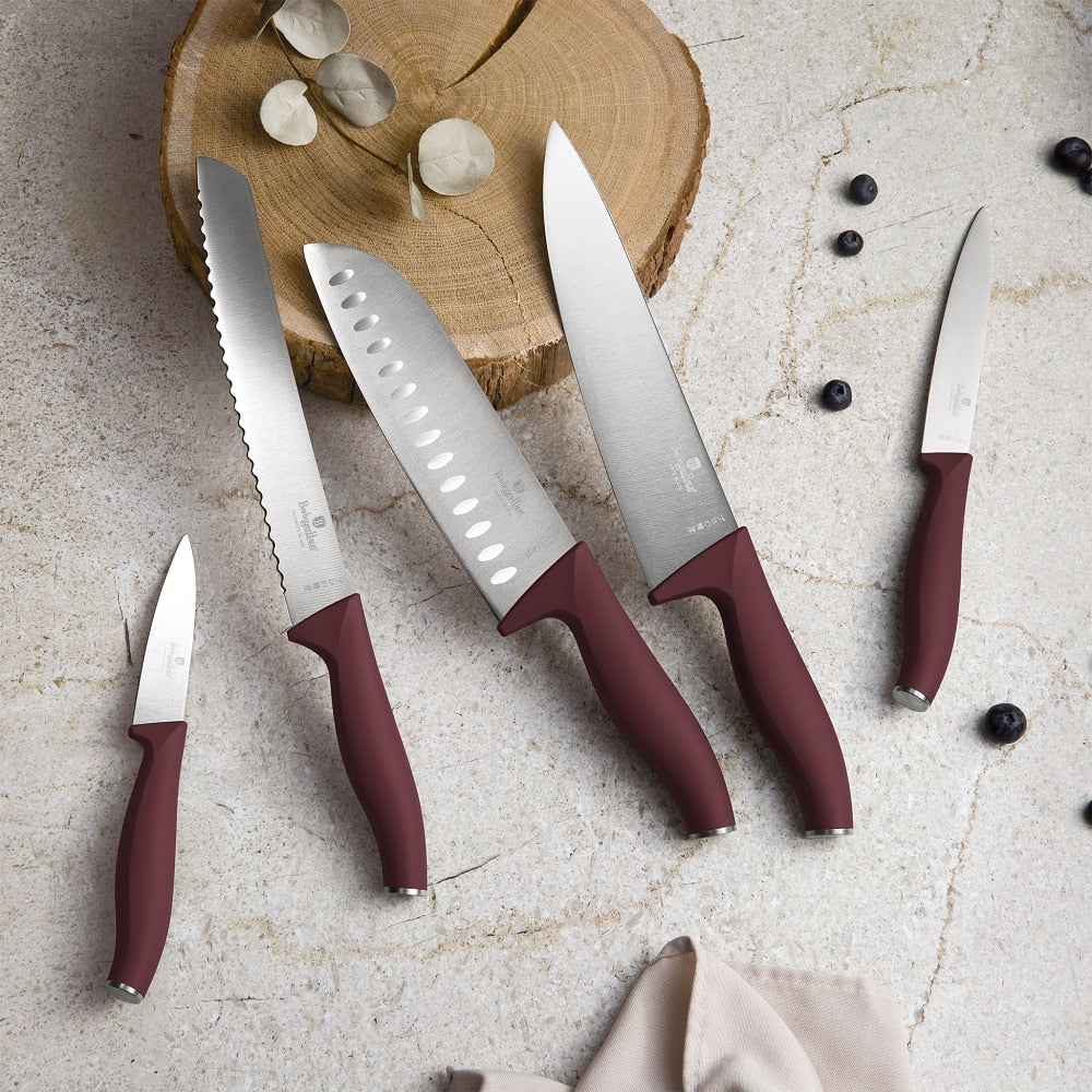 Knife 6pc Bmb Stnd Leonardo