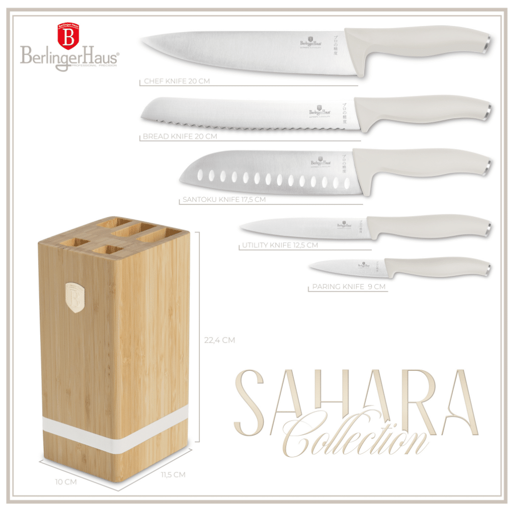 Sahara Bmb Knife Stnd 6pc