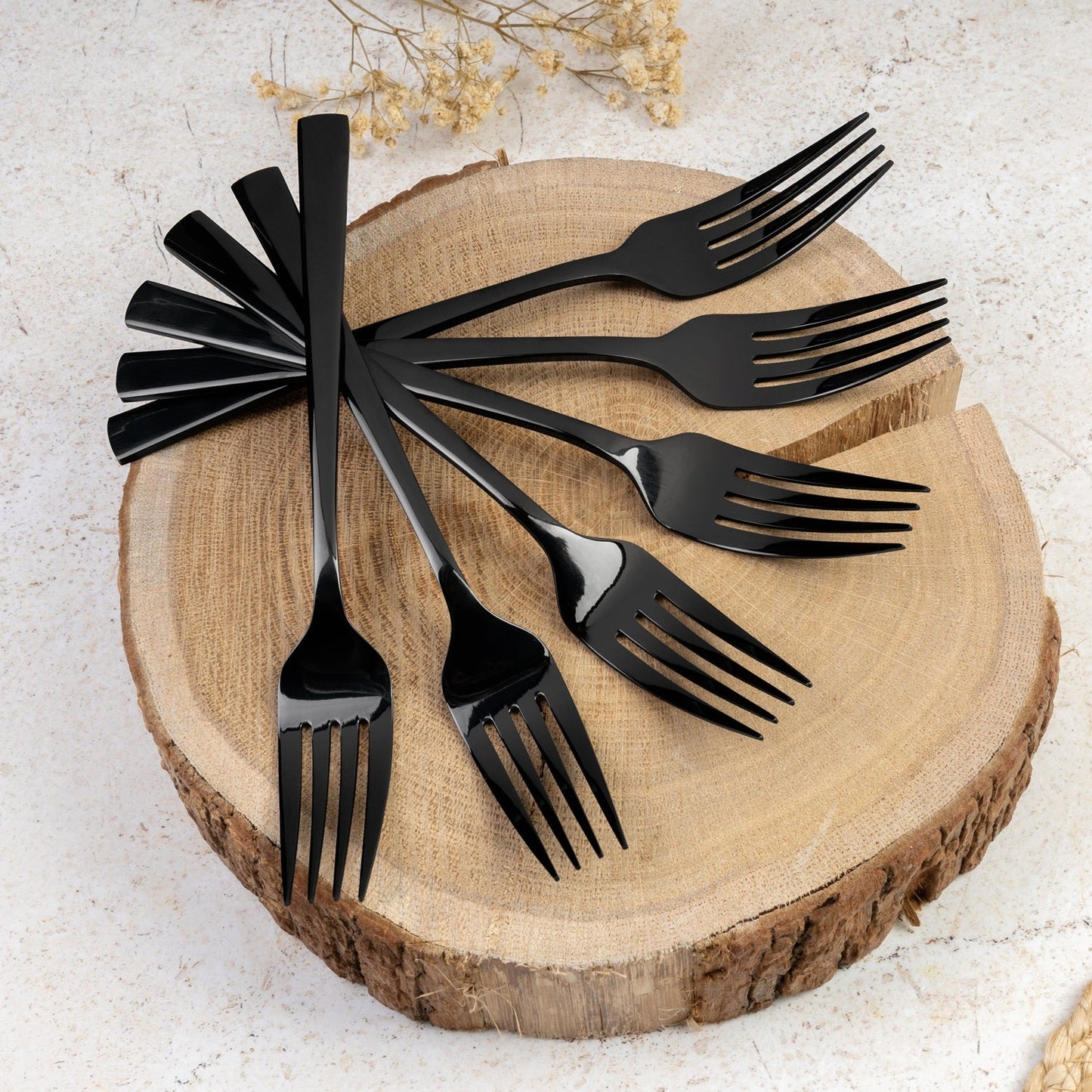 Cutlery Set 24pc Mirror Blk