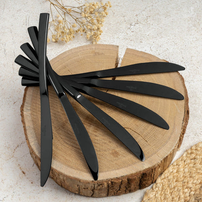 Cutlery Set 24pc Mirror Blk