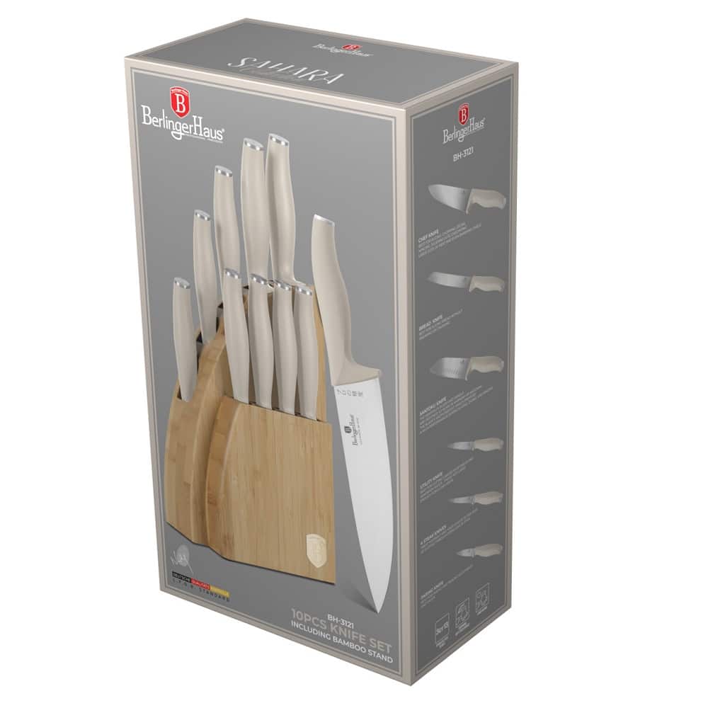Knife Set 10pc Bmb Stnd Sahara