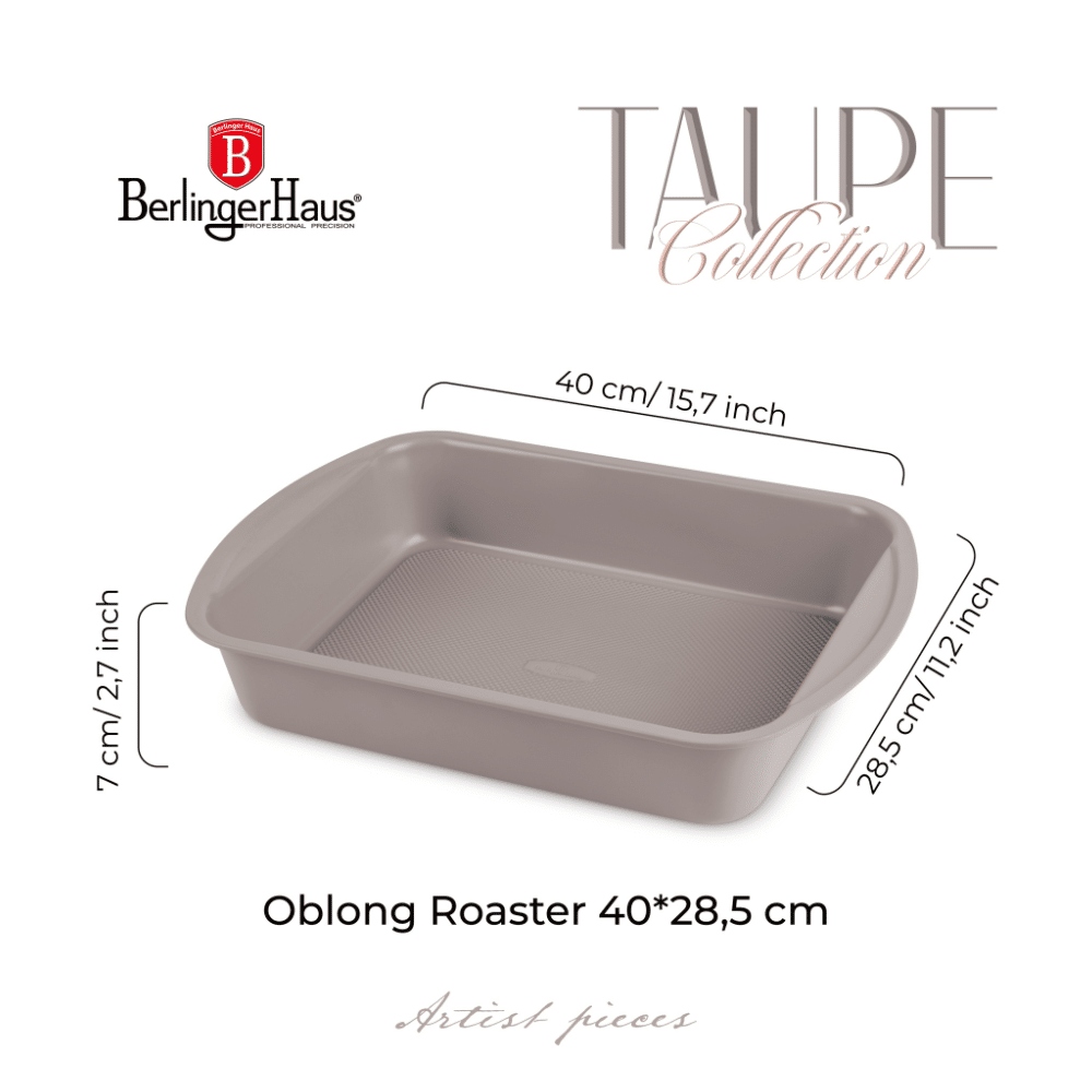 BH Roaster Oblng 40X28.5 Taupe