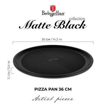 BH Pizza Pan 36cm Matte Black