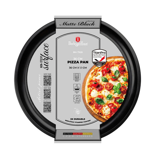 BH Pizza Pan 36cm Matte Black