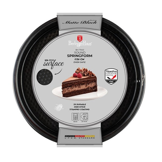 BH Spgform Round Pan 26X6.8c Mt Blk