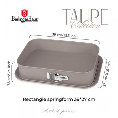 BH Springform Rec 39X27c Taupe