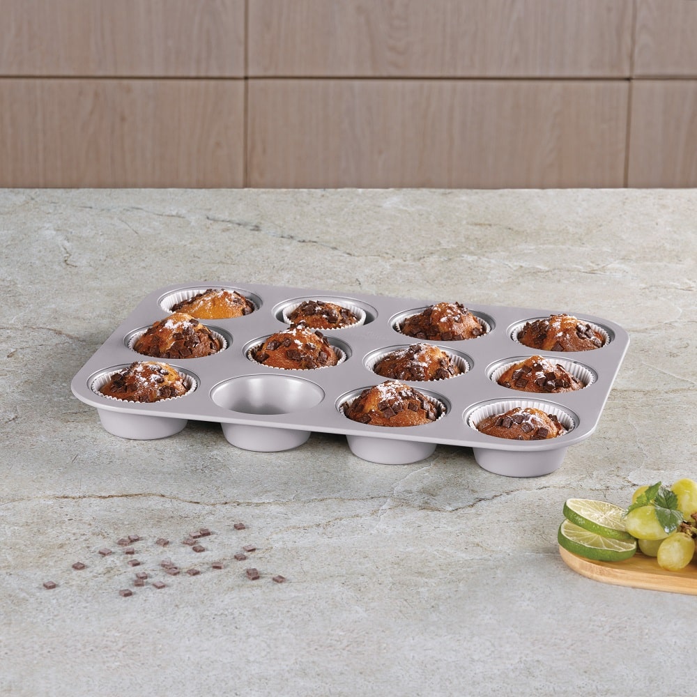 BH Muffin Pan 12pcs Taupe