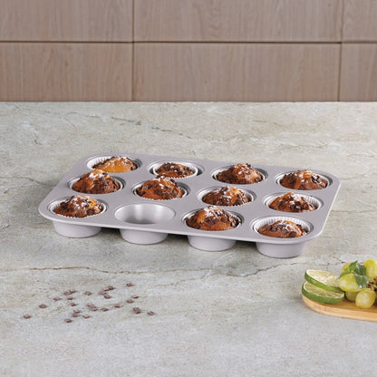 BH Muffin Pan 12pcs Taupe