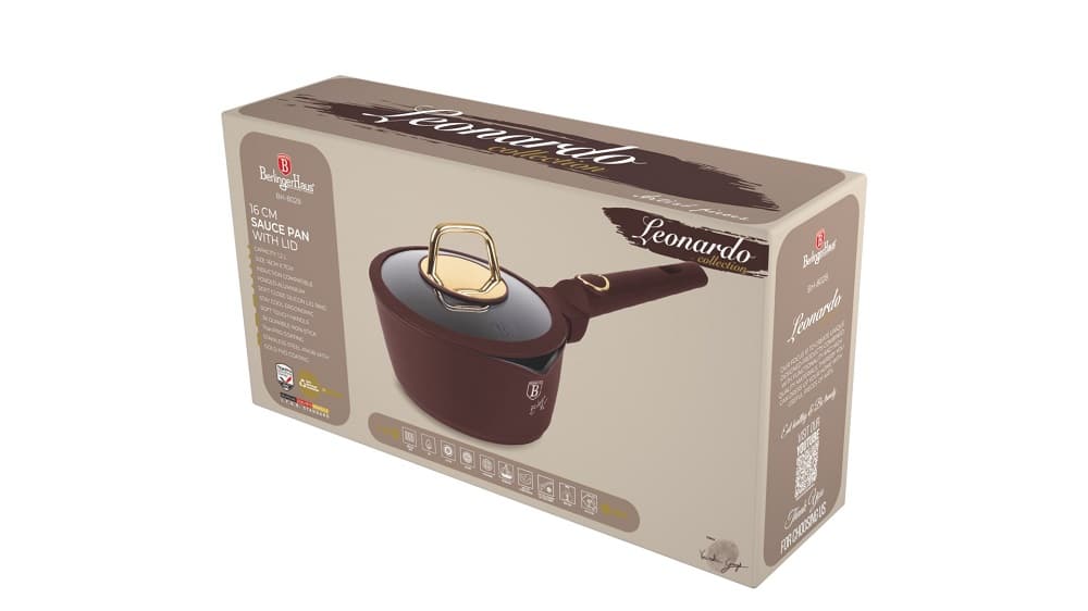 BH Sce Pan w Lid 16cm Leonardo