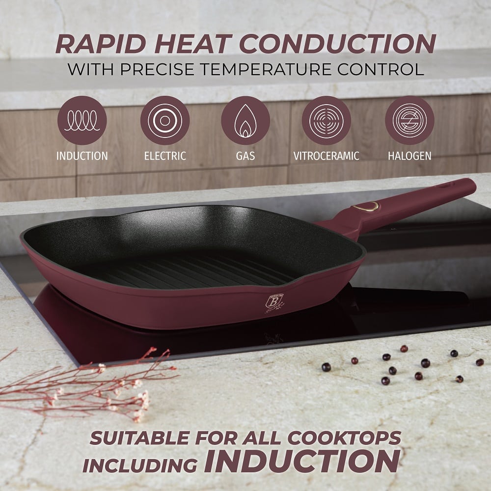 BH Grill Pan 28cm Leonardo