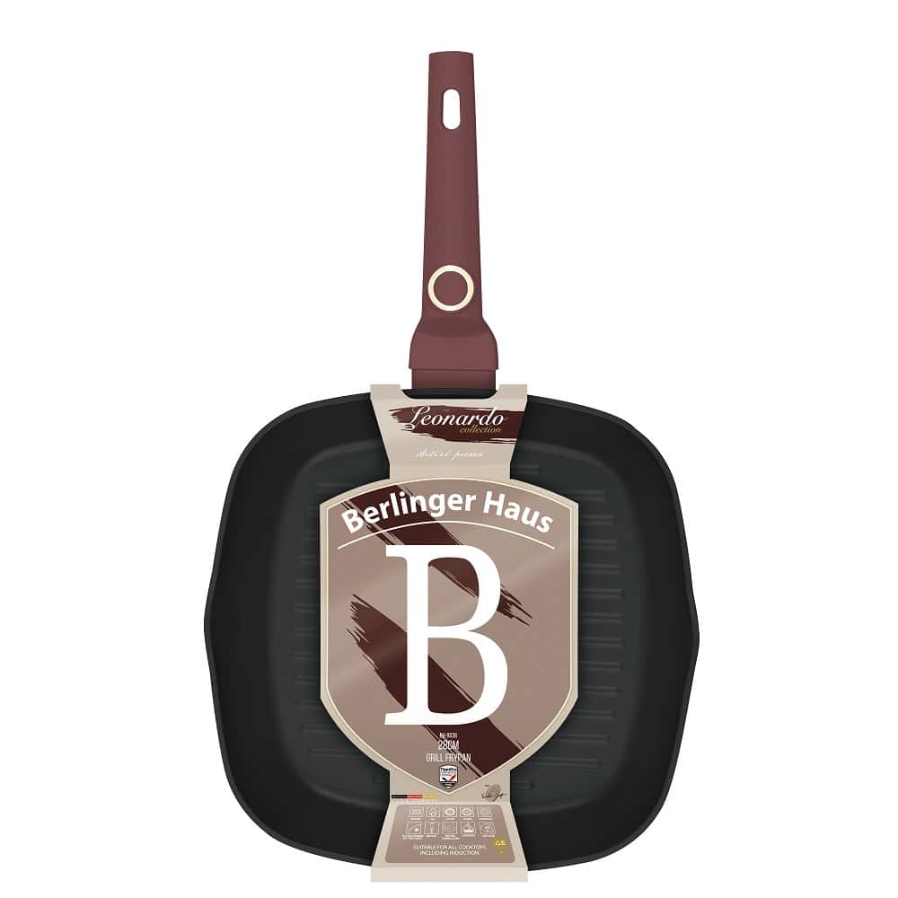 BH Grill Pan 28cm Leonardo