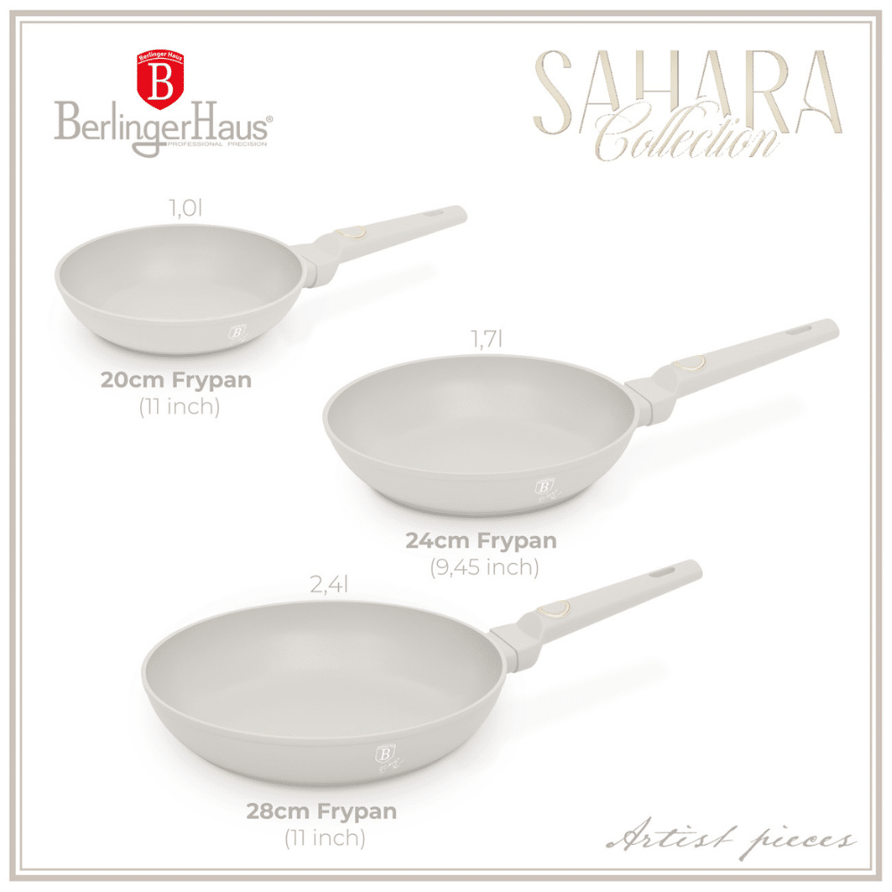 BH Frypan Set 3pc Sahara Coll