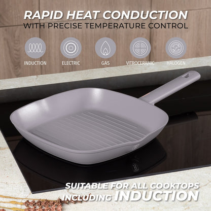 BH Grill Pan 28cm Taupe