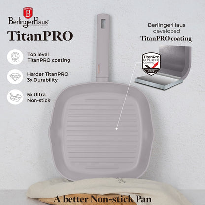 BH Grill Pan 28cm Taupe