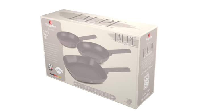 BH Frypan Set 3pc Taupe