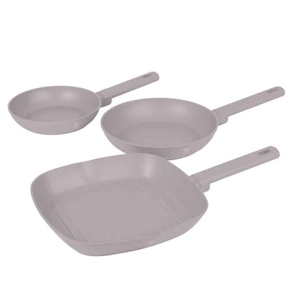 BH Frypan Set 3pc Taupe