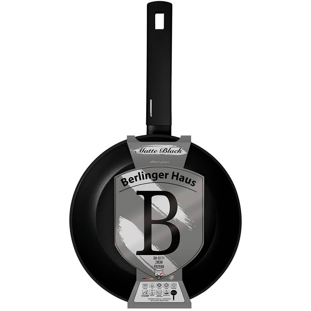 BH Frypan 28cm Matte Black