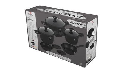BH Cookware 10pc Matte Black