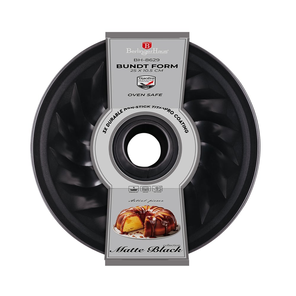 Bundt Pan 25cm Matte Black