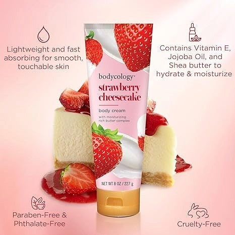 BC Body Cream Strawberry Cheesecake 8oz