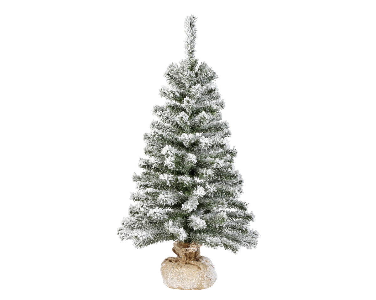 Imperial Mini Tree Snowy Indoor 35in 188 Tips Green/White