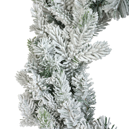 Wreath 31.5in 272 Tips Snowy Indoor