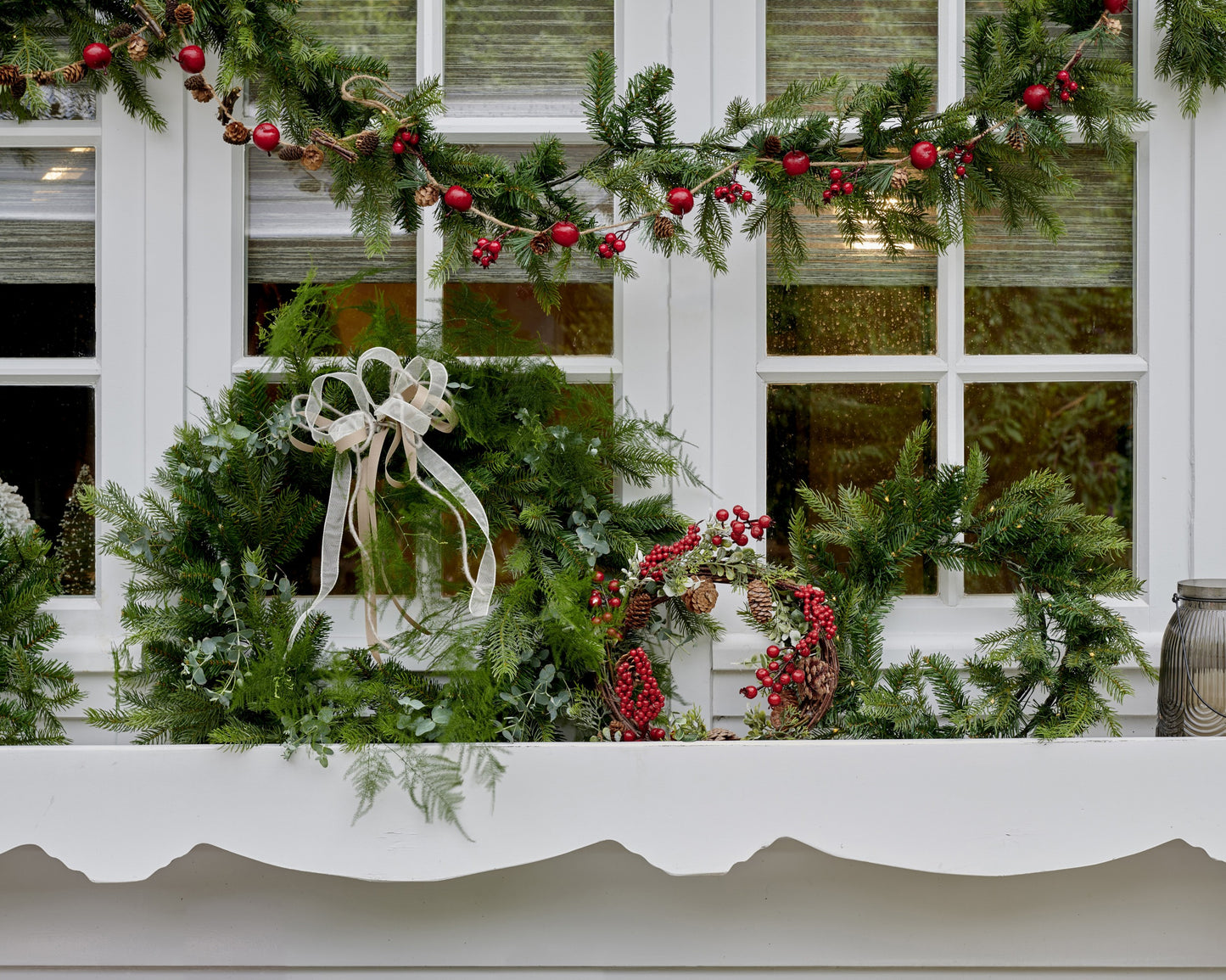 Wreath 31.5in 272 Tips Grn In/Out
