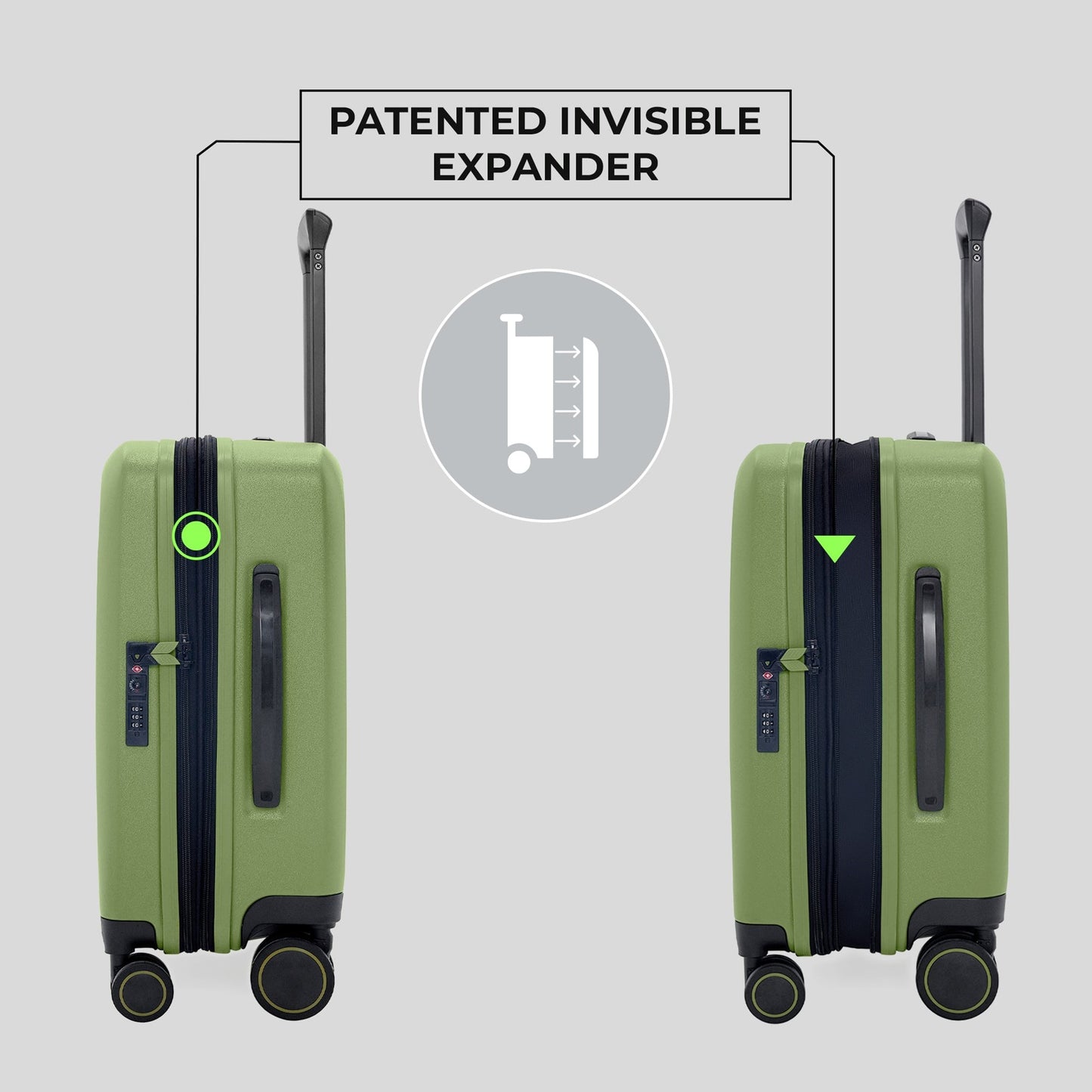 Freeland Hard Lugg 19in Green