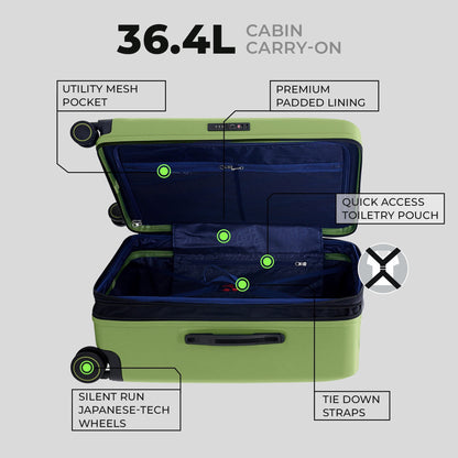 Freeland Hard Lugg 19in Green