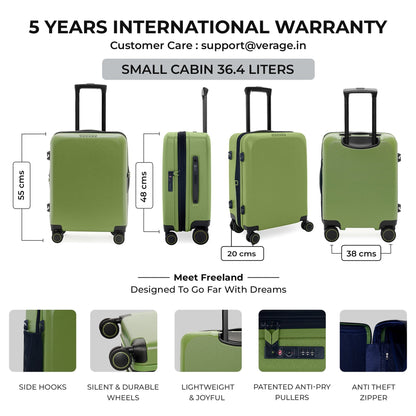 Freeland Hard Lugg 19in Green