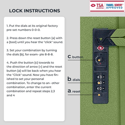 Freeland Hard Lugg 19in Green