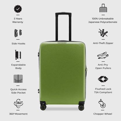 Freeland Hard Lugg 24in Green