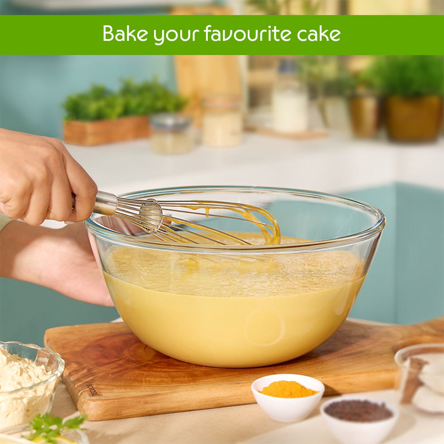 Boro Glass Mixing Bowl 1.5L