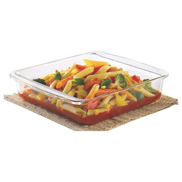 Boro Sq Glass Baking Dish w/Handle 1.6L