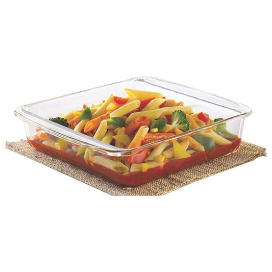 Boro Sq Glass Baking Dish w/Handle 1.6L