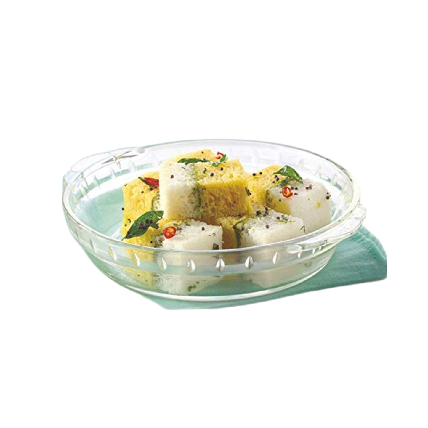Boro Glass Deep Plate 20cm Microwavable