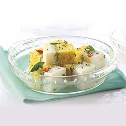 Boro Glass Deep Plate 20cm Microwavable