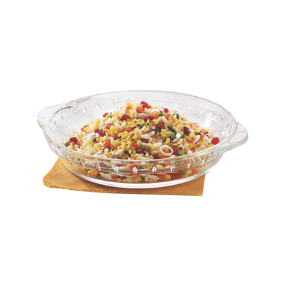 Boro Glass Deep Plate 20cm Microwavable