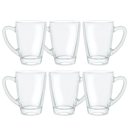 Boro Glass Mug Serene 6pc 195ml