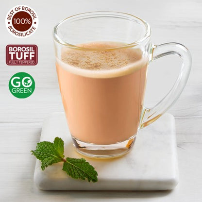 Boro Glass Mug Serene 6pc 195ml