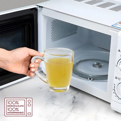 Boro Glass Mug Serene 6pc 195ml