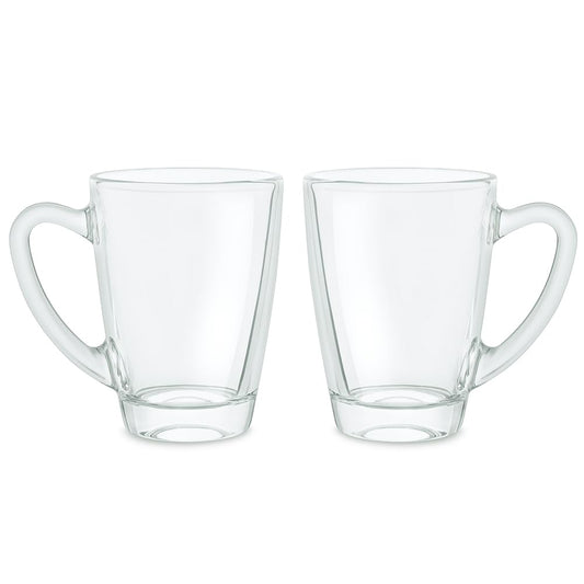 Serene Glass Mug 2pc 195ml