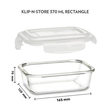 Boro Rect/Glass Bowl 370ml