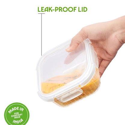 Boro Sq Glass Bowl 320ml