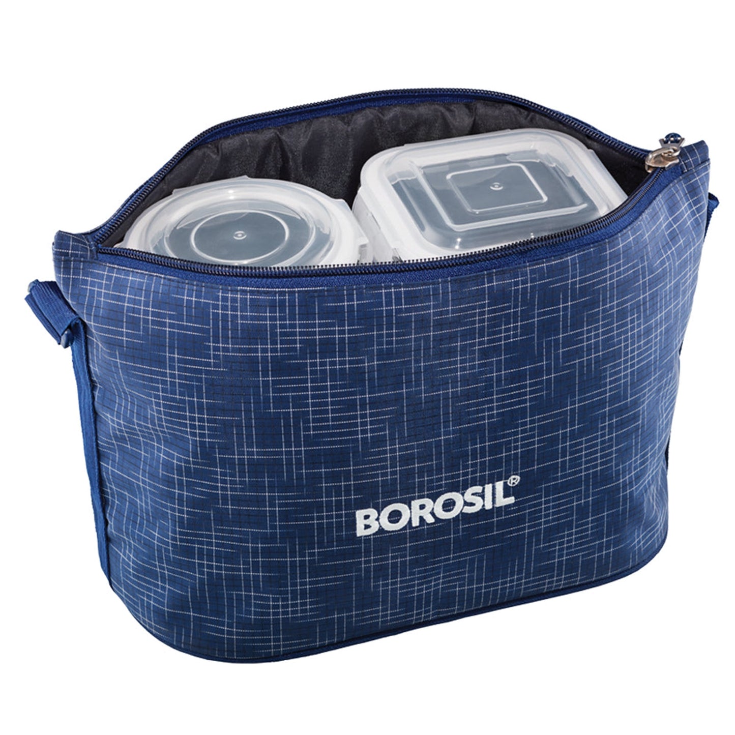 Boro Ins Lunch Bag w/Glass Bowls