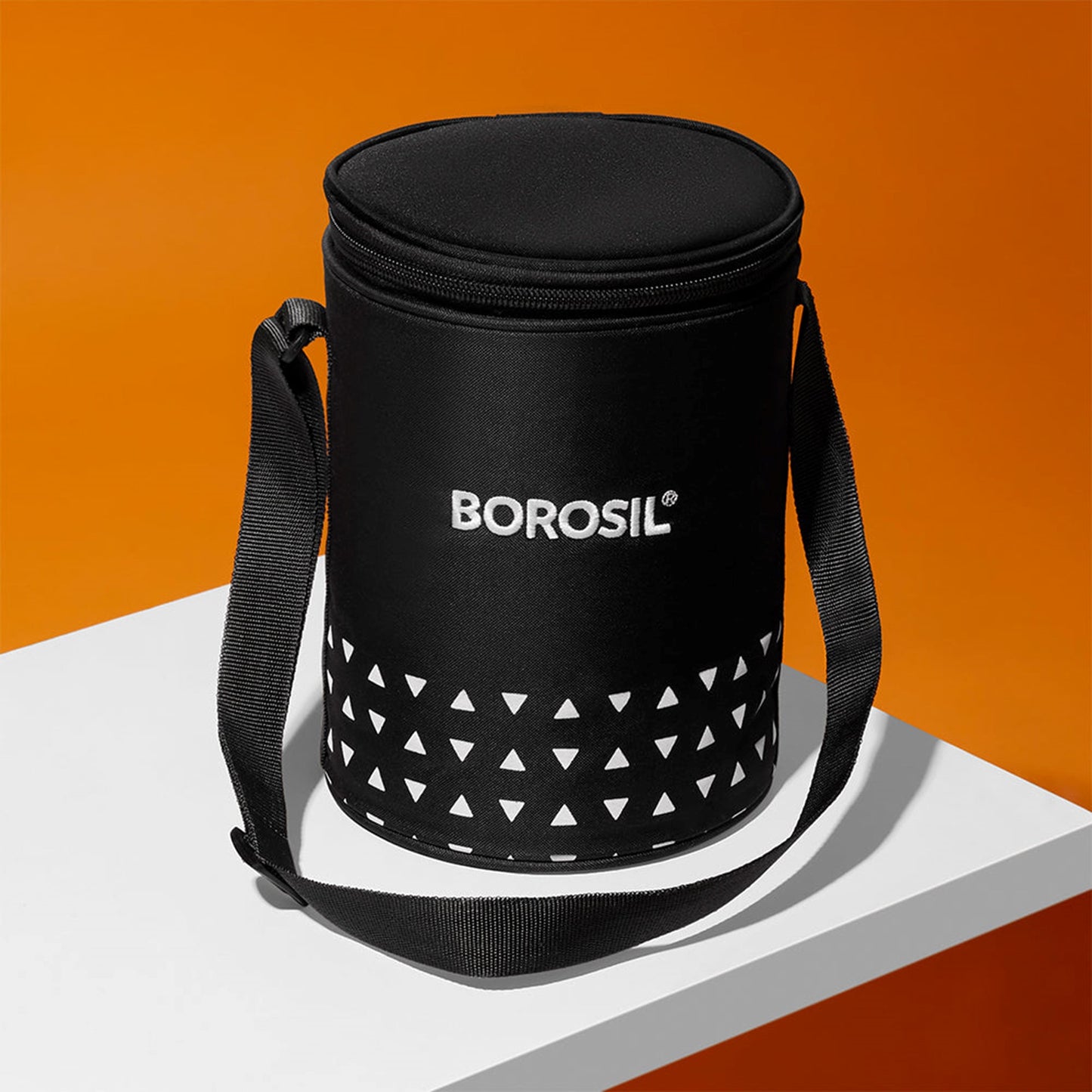 Boro Tiffin Lunch Bag Set w/Bowls Blk