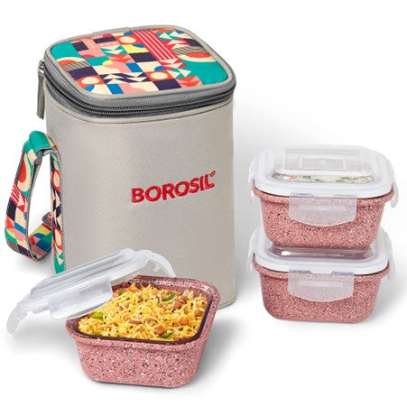 Boro Tiffin Lunch Bag Set w/Bowls