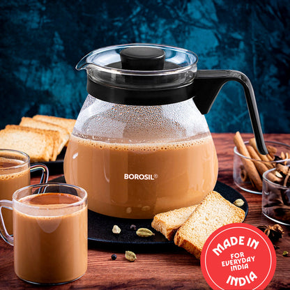 Boro Glass Coffee and Tea Set 6pc