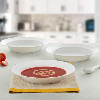 Boro Opalware Soup Plate 9in