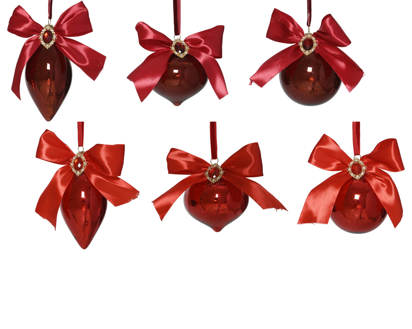 Ornament Glass 6Asstd 8Cm